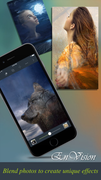EnVision- Superimpose add double exposure or color effects to images