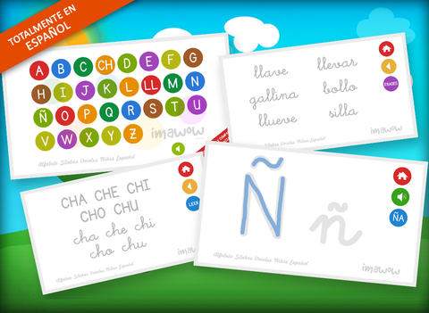 【免費教育App】Learning the Alphabet, the syllables and vowels in Spanish for Kids - Reading and writing - Literacy-APP點子