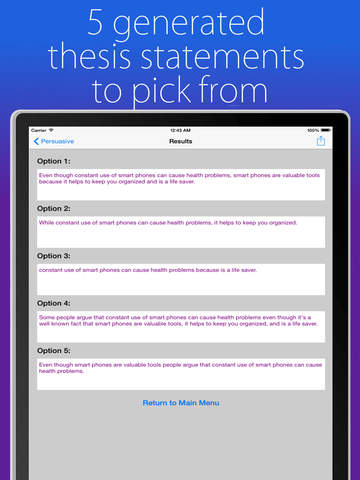 【免費教育App】Thesis Generator-APP點子