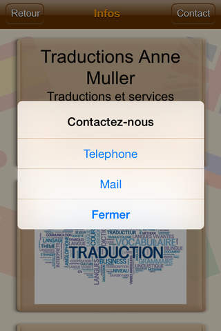 Traductions Anne Muller screenshot 2