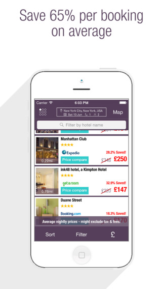 【免費旅遊App】Lodgeo - Same hotel, for less.-APP點子