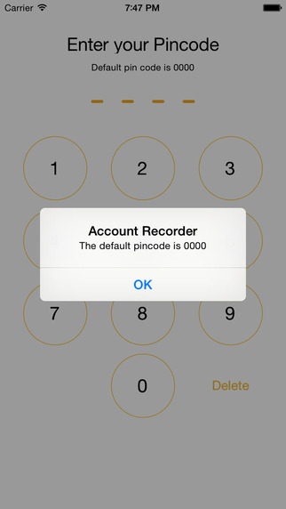 Account Recorder