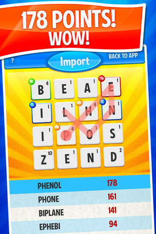 #1 Cheat for Ruzzle ~ find the best words with free auto game import! screenshot 4