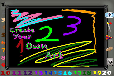 123 Coloring Pages Preschool Learning Numbers Experience Game screenshot 2