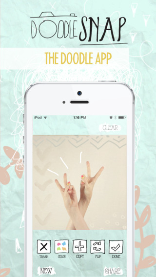 DoodleSnap - Design and Edit Photos with Doodles and Sketch Typography Overlays for DIY Picture Coll