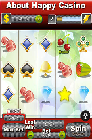 AAAA Aabbaut Happy Casino - Jewels & Heart! screenshot 2