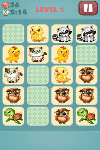 Cute Animals Match screenshot 2