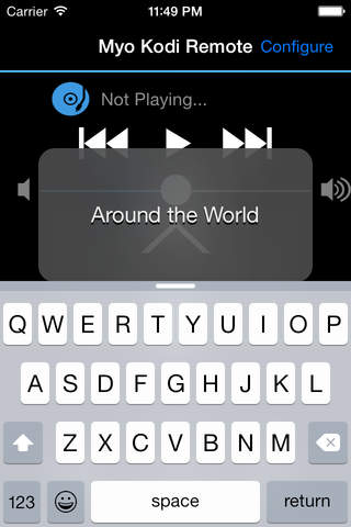 Myo Remote for Kodi screenshot 2