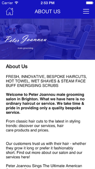 【免費商業App】Peter Joannou - Male Grooming-APP點子