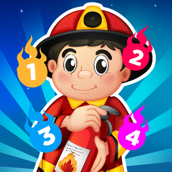 A Firefighter Counting Game for Children: Learning to count with firemen 遊戲 App LOGO-APP開箱王