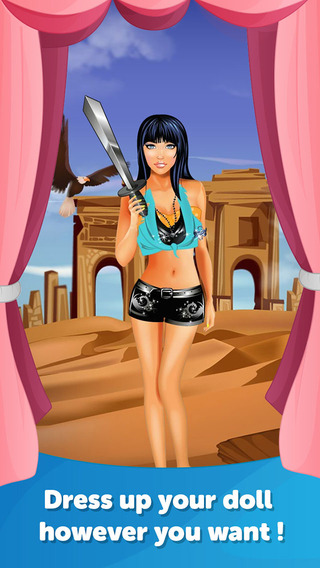 【免費遊戲App】Warrior Dress Up - Fun Doll Makeover Game-APP點子