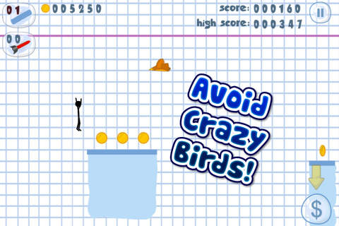 Amazing Crazy Stickman Fighter Jump Adventure - Swipe A Line And Dont Let Them Fall screenshot 4