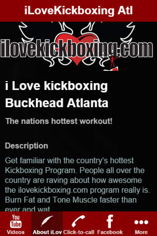 iLoveKickboxing.com Atlanta screenshot 2