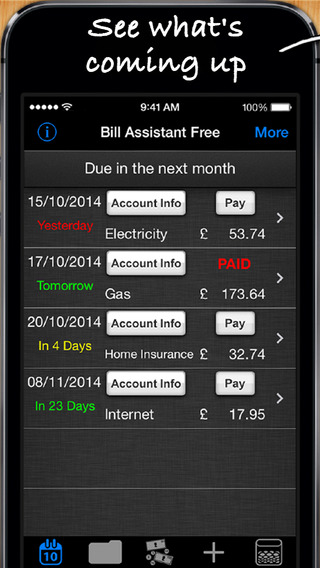 【免費財經App】Bill Assistant Free-APP點子