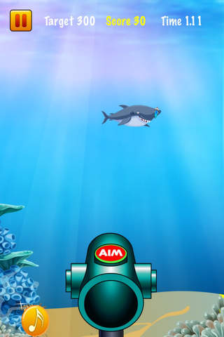 Attack of a Shark Dash - Underwater Sling Shot Evolution Pro screenshot 4