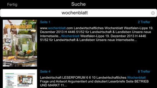 【免費商業App】Landwirtschaftliches Wochenblatt Westfalen-Lippe-APP點子