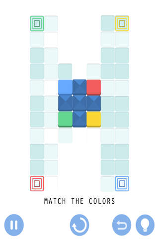 Impossible Squares - A Push Blox Simple Color Puzzle screenshot 2