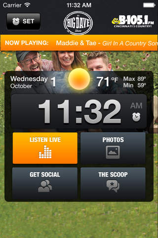 The Big Dave Show Alarm App screenshot 2