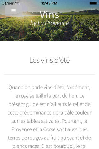 Vins by La Provence screenshot 2