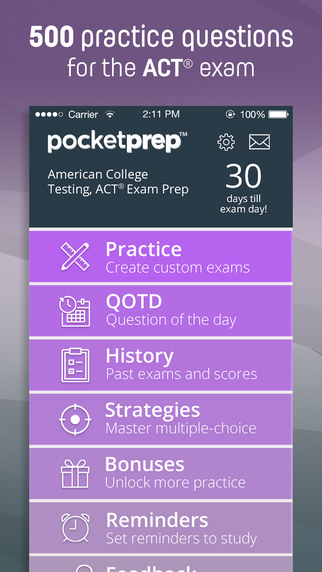 ACT® Exam Prep 2015
