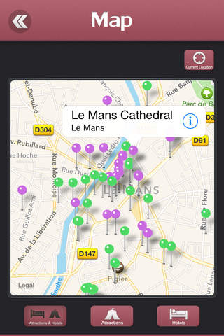 Le Mans Offline Travel Guide screenshot 4