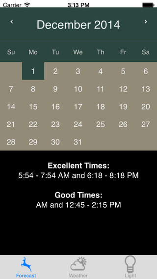 【免費運動App】HuntTimes 2015, Moon Clock and Times to Hunt by DataSport, inc-APP點子