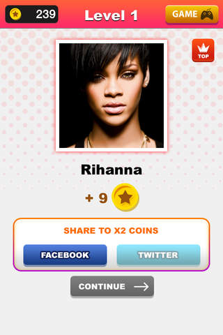 Singer Star Quiz - who is the celeb ? free game screenshot 3