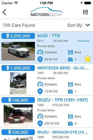Motors.co.th Mobile screenshot 2