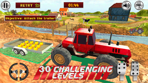 Farm Tractor Parking Simulator 3D PRO