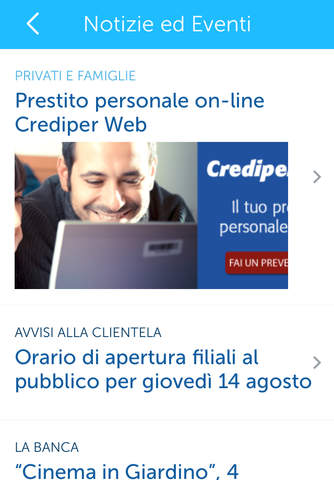 Banca di Cesena screenshot 2