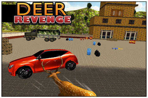Deer Revenge ( Fun Animal Attack Simulator Game ) screenshot 4