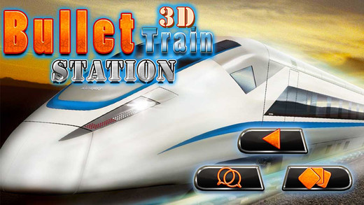Bullet Train Station 3D