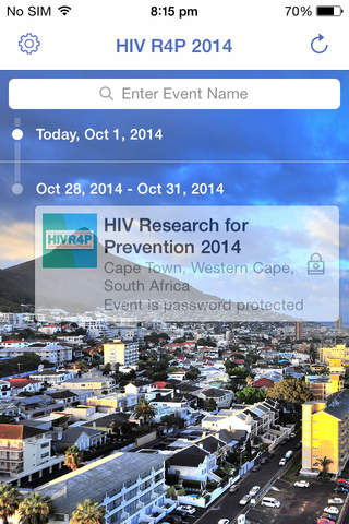 HIV Research for Prevention 2014 screenshot 2