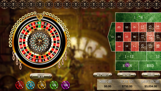 iTunes 的 App Store 中的超级大奖筹码轮盘亲