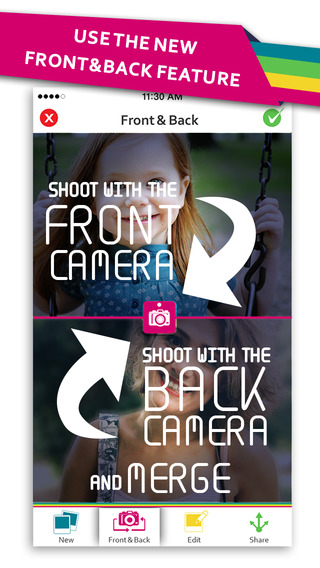 InstaMagic - Best Frontback Camera App