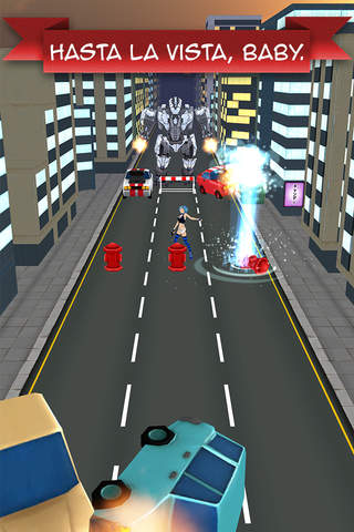 Sarah Cyborg Escape - Sci-Fi running game screenshot 4