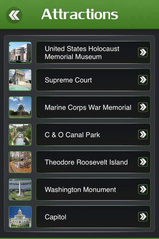 Washington Offline Tourism Guide screenshot 3