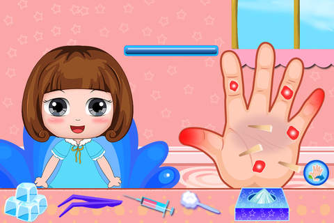 Bella's hand care salon game screenshot 2