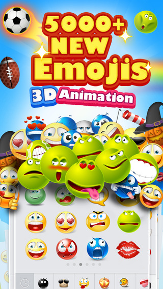 5000+ Emoji New - 3D Animated Emoticons