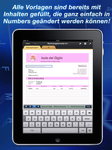 免費下載生產應用APP|German Templates for Numbers 2015 app開箱文|APP開箱王