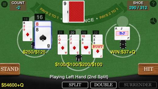 Blackjack 21 Professional Simulator 21 Pro Sim Vegas Casino Fun