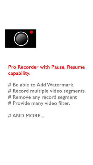 Pro Recorder - Record Videos with Pause Resume