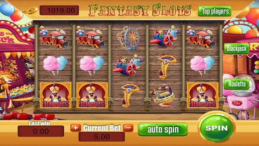Amusement Slots Fantasy Park 777 Golden Crown - Casino Slot Machine Jackpot Fortune Blackjack and Ro