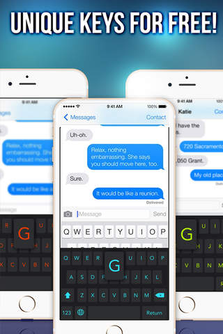 Keys on Fleek for iPhone - Customize your keyboard with colorful themes screenshot 4