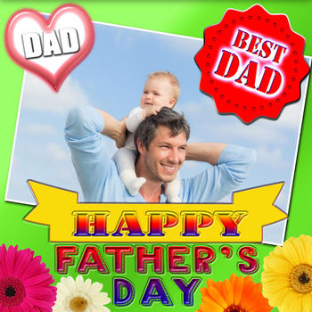 Father's Day Frames and Stickers LOGO-APP點子