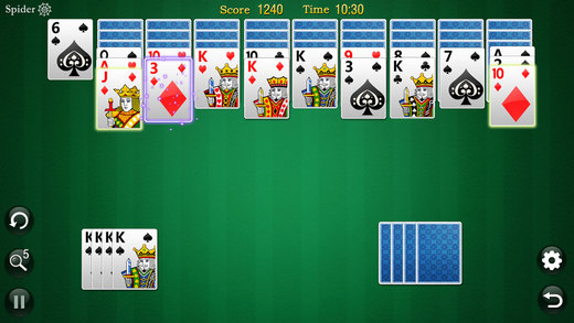 【免費遊戲App】AAA Spider Solitaire-APP點子