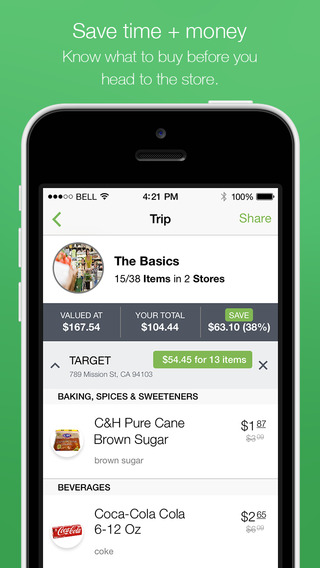 【免費生活App】ShoppingScout - scan, list and compare shopping trips-APP點子