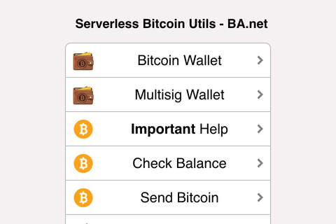 Bitcoin Vault and Wallet - BA.net screenshot 2