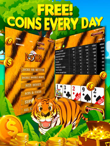 【免費遊戲App】Tiger Poker Temple - Video Poker-APP點子