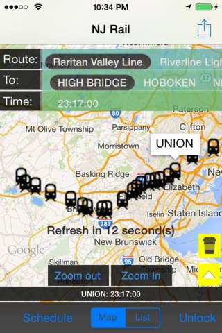 NJ Transit Rail and Trip Planner screenshot 3